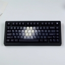 Gradient Black 104+25 PBT Dye-subbed Keycaps Set Cherry Profile for MX Switches Mechanical Gaming Keyboard